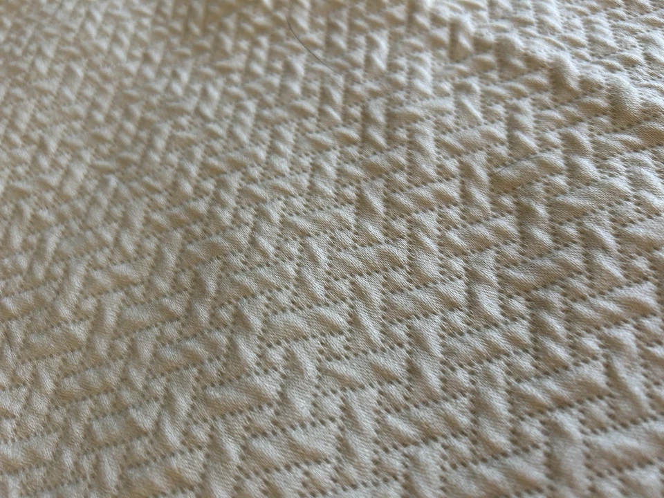 Роскошный набор подушек Sham Fieldcrest 2 стеганые кремовые бежевые 100% хлопок KING - Изображение 1 из 4