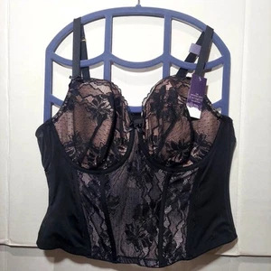 Cacique "The Seriously Sexy Collection" Corset Underwired Plus-size Bra. Size 44 - Picture 1 of 7