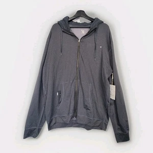Vuori Movement Hoodie V201 Men's Size XXL Heather Black NWT - Picture 1 of 13