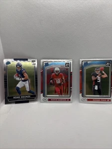 Rome Odunze 2014 Retro Michael Penix Jr & Marvin Harrison Jr Rated Rookies Lot - Picture 1 of 7