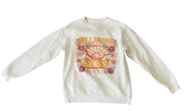 Moletom Billabong Hippie Psicodélico Indie Floral Pôr do Sol 1973 Inspirado Tamanho M - Imagem 1 de 4