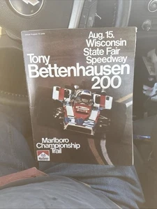 1971 Milwaukee Mile Speedway Tony Bettenhausen 200 Indy Car Program - Bild 1 von 17