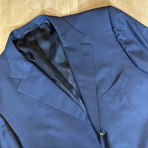 Abrigo deportivo blazer de lana azul marino 40 R Ermenegildo Zegna " 15 mil mil 15" para hombre - Imagen 1 de 11