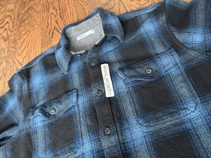 Sobrecamisa Sonoma Goods For Life de franela de peso pesado con bolsillos laterales - Talla M - Imagen 1 de 9