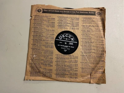 1955 Decca 29633 Ernest Tubb 78 The Yellow Rose Of Texas Million Miles From Here - Image 1 of 3