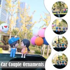 Cute Couple Mini Figure Statue Interior Car Dashboard Decor Cartoon Ornamen T2Z5