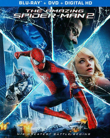 The Amazing Spider-Man 2 (Blu-ray/DVD, 2014, 3-Disc Set, Includes Digital Copy Ultraviolet)