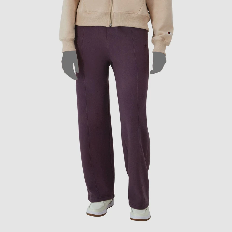 Champion Women's Purple Vintage Wide-Leg Drawstring Sweatpants Pants Size M