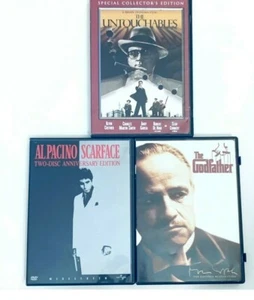 Mafia DVD lot Scarface GodFather Untouchables - Picture 1 of 1