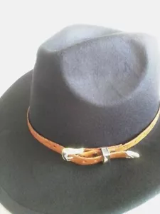 HAT BAND~Leather Hand made-3/8" x 28" Stamped Pattern - Picture 1 of 4