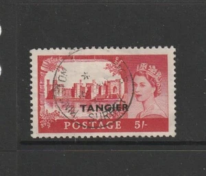 Schloss Tanger 1955 hohe Werte 5/- FU SG 311 - Bild 1 von 2