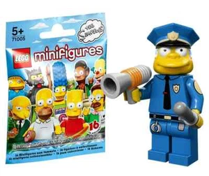 LEGO Collectible Minifigs - Rare - Simpsons Series 1 71005 - Chief Wiggum - New - Picture 1 of 1