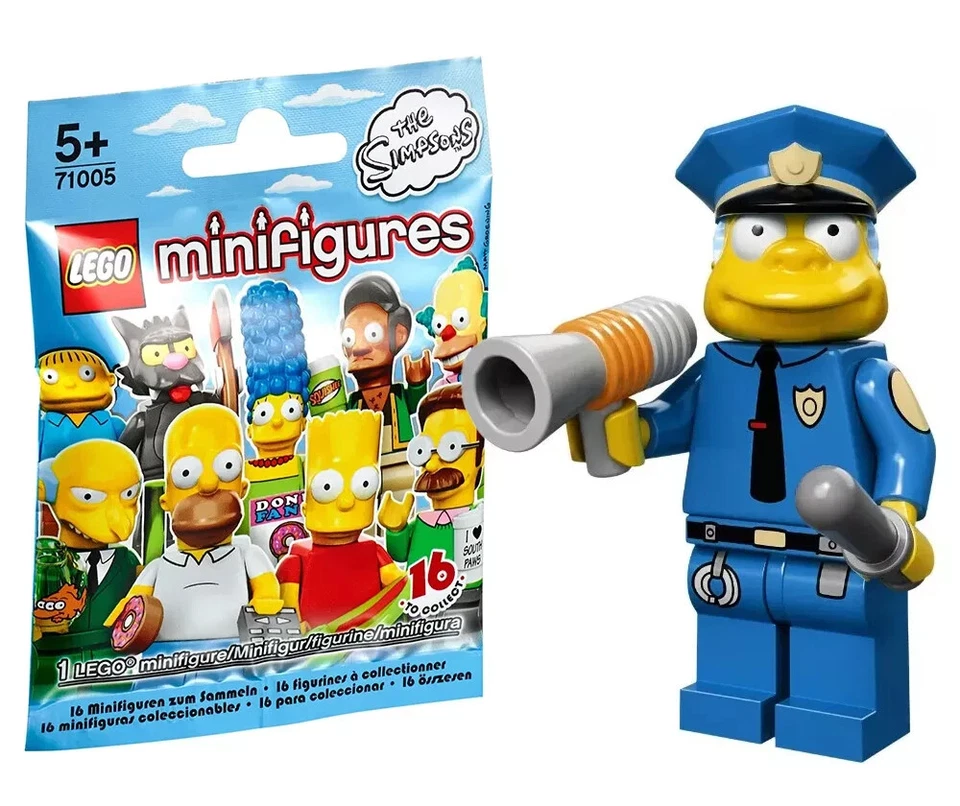 LEGO Collectible Minifigs - Rare - Simpsons Series 1 71005 - Chief Wiggum - New - Image 1 of 1
