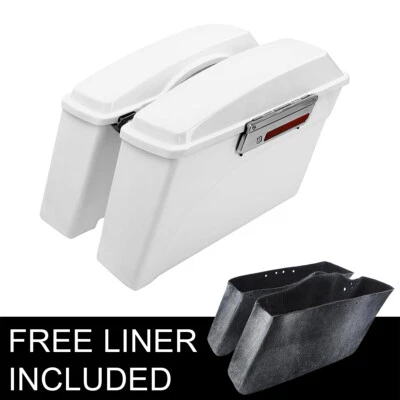 Hard Saddlebags Fit For Harley Davidson Touring Electra Street Glide 1993-2013 - Image 1 of 4