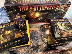 Twilight Imperium TI 3rd Ed + Shattered Empire + Shards Board Game COMPLETE Set - Picture 1 of 3