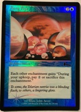 Foil Aura Flux/Aura turnover-Urza's Legacy-English (Fine)