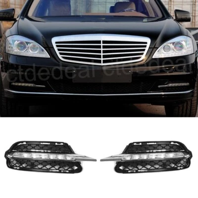 2X LED Tagfahrlicht Nebelscheinwerfer Für Benz S-Klasse W221 2010-2012 S350 S550 - Bild 1 von 4