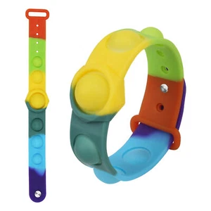 Sensory Fidget bracelet Toys Stress Relief Anti Anxiety Silicone Toy Kids Adults - Picture 1 of 12