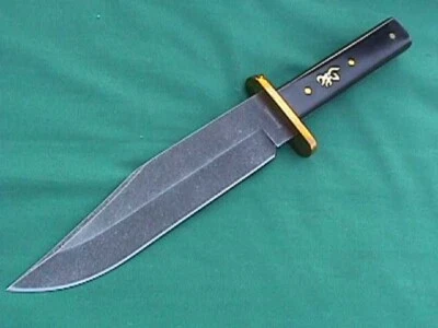 CUCHILLO BOWIE BROWNING CAZA SUPERVIVENCIA 12" ESCAMAS ÉBANO GABÓN Foto 1 de 4