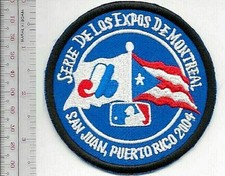 Puerto Rico Baseball Montreal Expos Official Major League Baseballl Game 2004 sm