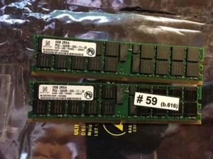 Memory 2gb 2rx4 pc2-3200r-333-11-j0 nld257r21203f-d32kna - Picture 1 of 2