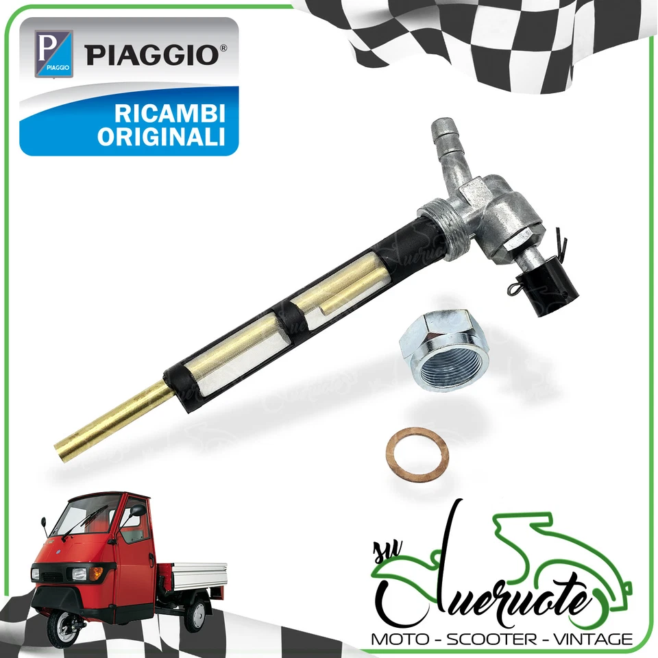 S2R RUBINETTO SERBATOIO BENZINA PER APE 50 TM P ELESTART P50 TL1 TL2 TL3 TL4 PIAGGIO