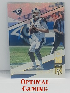Jared Goff, Los Angeles Rams - 2019 Donruss Elite Football #40 Optimal Gaming
