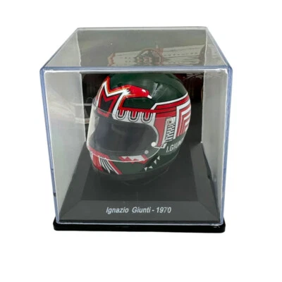 Casco Helmet IGNAZIO GIUNTI 1970 - Ferrari F1 SPARK + Magazine - Scala 1:5 model - Immagine 1 di 4