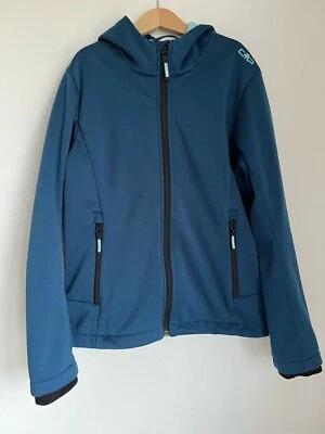 Mädchen Softshelljacke mit Fix-Hood von CMP - GR 164, Farbe maiolica mel. - Bild 1 von 4