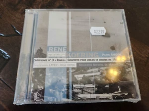 RARE New CD Rene Koering Pierre Amoyal Concerto for Violin and Orchestra Aigaion - Picture 1 of 2