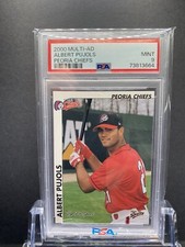 2000 ALBERT PUJOLS Multi Ad Top Prospects Rookie Card RC PSA 9 MINT LOW POP (10)