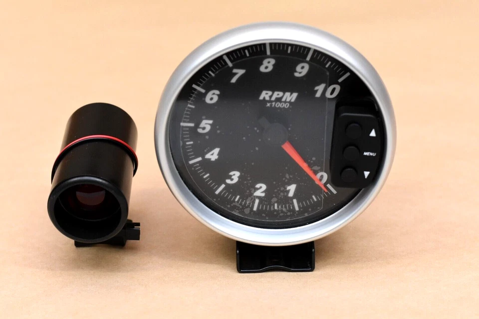 Tacómetro de memoria Marshall 3096 5" con luz de cambio - negro DIal - 0-10.000 RPM Foto 1 de 4