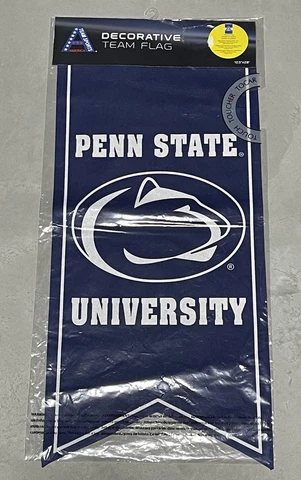 NEW Decorative Penn State University PSU Lions 2 Sided Flag Banner 12.5” X 28” Cover