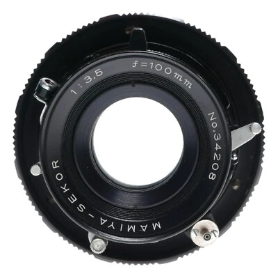 Lente Mamiya-Sekor 1:3,5 f=100 mm Universal Press Prime f/3,5 negro 100 mm Foto 1 de 4