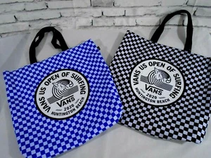Nuevo con etiquetas Vans 2020 bolso de mano Vuso viaje playa parque piscina gimnasio azul/negro tablero de ajedrez - Imagen 1 de 9