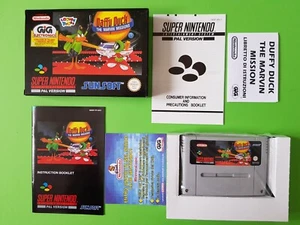 DAFFY DUCK The Marvin Missions / Jeu Super Nintendo UKV / PARFAIT + Crystal Box - Bild 1 von 12