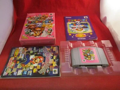Mario Party 2 (Nintendo 64 N64) COMPLETE w/ Box Japan game WORKS! US SELLER #T1 - Image 1 of 3