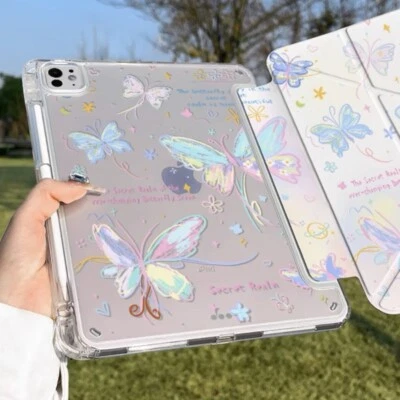 Case for IPad 5 6 7 8 9 10th Generation Air 3 4 Pro11 Butterfly Colourful Bumper - Image 1 of 4