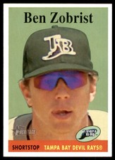 2007 Topps Heritage - Mint *^ Ben Zobrist Tampa Bay Devil Rays #297