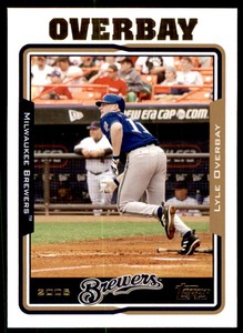 2005 TOPPS LYLE OVERBAY MILWAUKEE BREWERS #4
