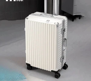 Ganzaluminium Rahmen Reisekoffer Herren Business Rollgepäck auf - Bild 1 von 15