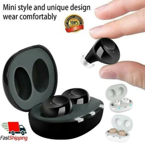 Hörgerät Digital In-Ear Enhancer Sound Voice Verstärker Wiederaufladbar DE - Zdjęcie 1 z 15