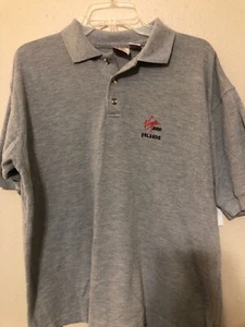 Polo golf Virgin Record Music Stores Orlando grigia taglia grande vintage - Foto 1 di 3