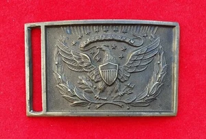 ORIGINAL CIVIL WAR M1851 PATTERN, OFFICER'S EAGLE WAIST BELT PLATE - Picture 1 of 10