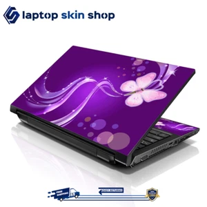 Laptop Skin Sticker Decal Cover for Notebook Macbook Butterfly Waves 13-16 inch - Picture 1 of 4