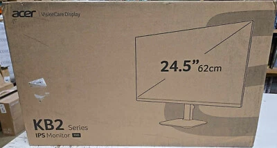 Acer KB252Q E0bi 24.5" IPS Full HD 1920 x 1080 Zero-Frame Gaming Office Monitor - Image 1 of 4