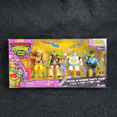 Figura paquete fiesta Teenage Mutant Ninja Turtles Mutant Mayhem Turtles In Disguise Foto 1 de 4