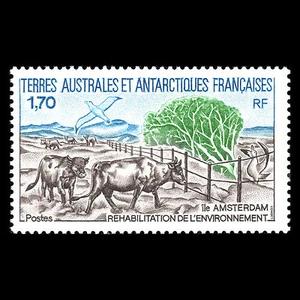 TAAF 1990 - Restoration of Amsterdam Island Fauna Animals - Sc 152 MNH - Picture 1 of 2