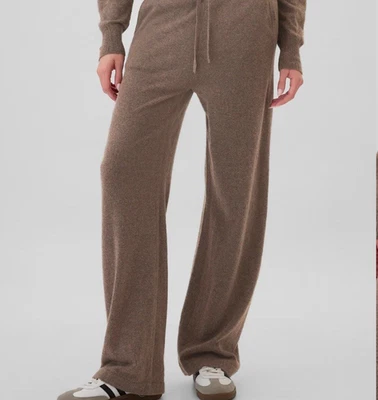 GAP  CashSoft Wide Leg Sweater Pants Brown Medium - Image 1 of 3