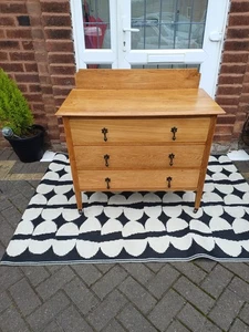 Vintage Oak Washstand/Chest Of Drawers On Castors Can Deliver - Picture 1 of 12
